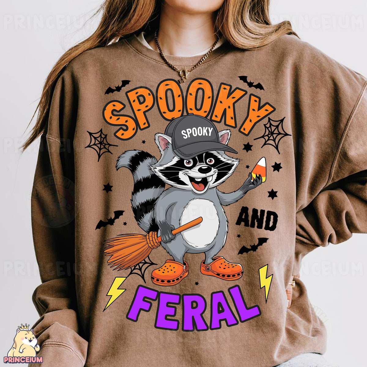 Spooky and Feral Raccoon