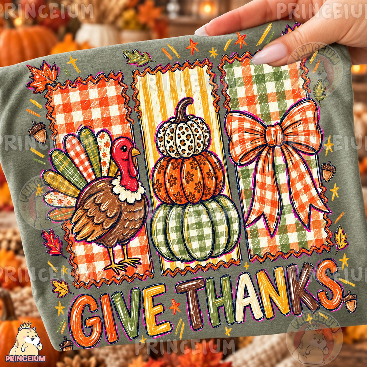 Preppy Give Thanks Fall Icons