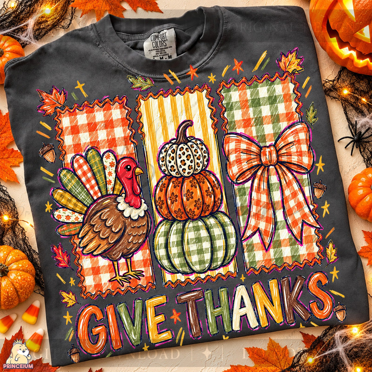 Preppy Give Thanks Fall Icons