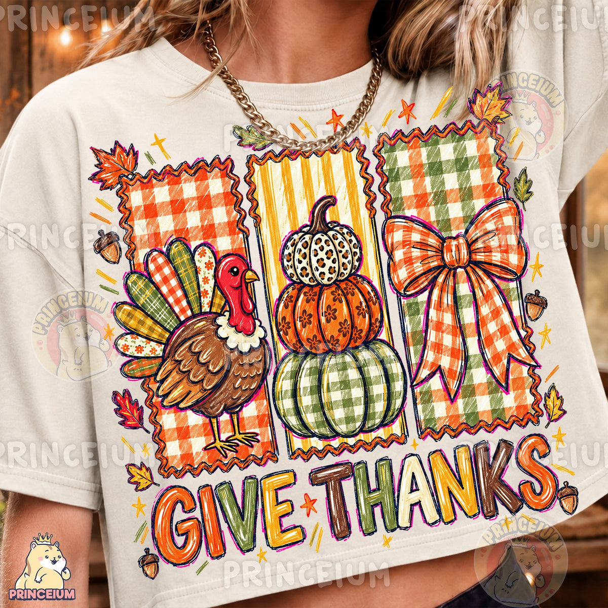Preppy Give Thanks Fall Icons