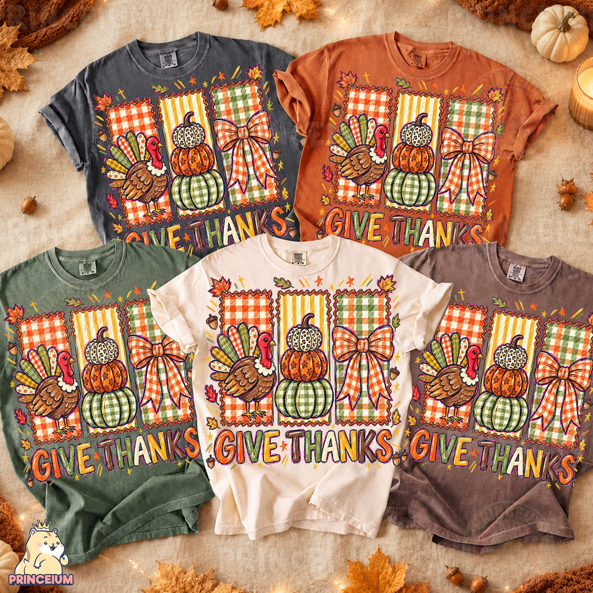 Preppy Give Thanks Fall Icons