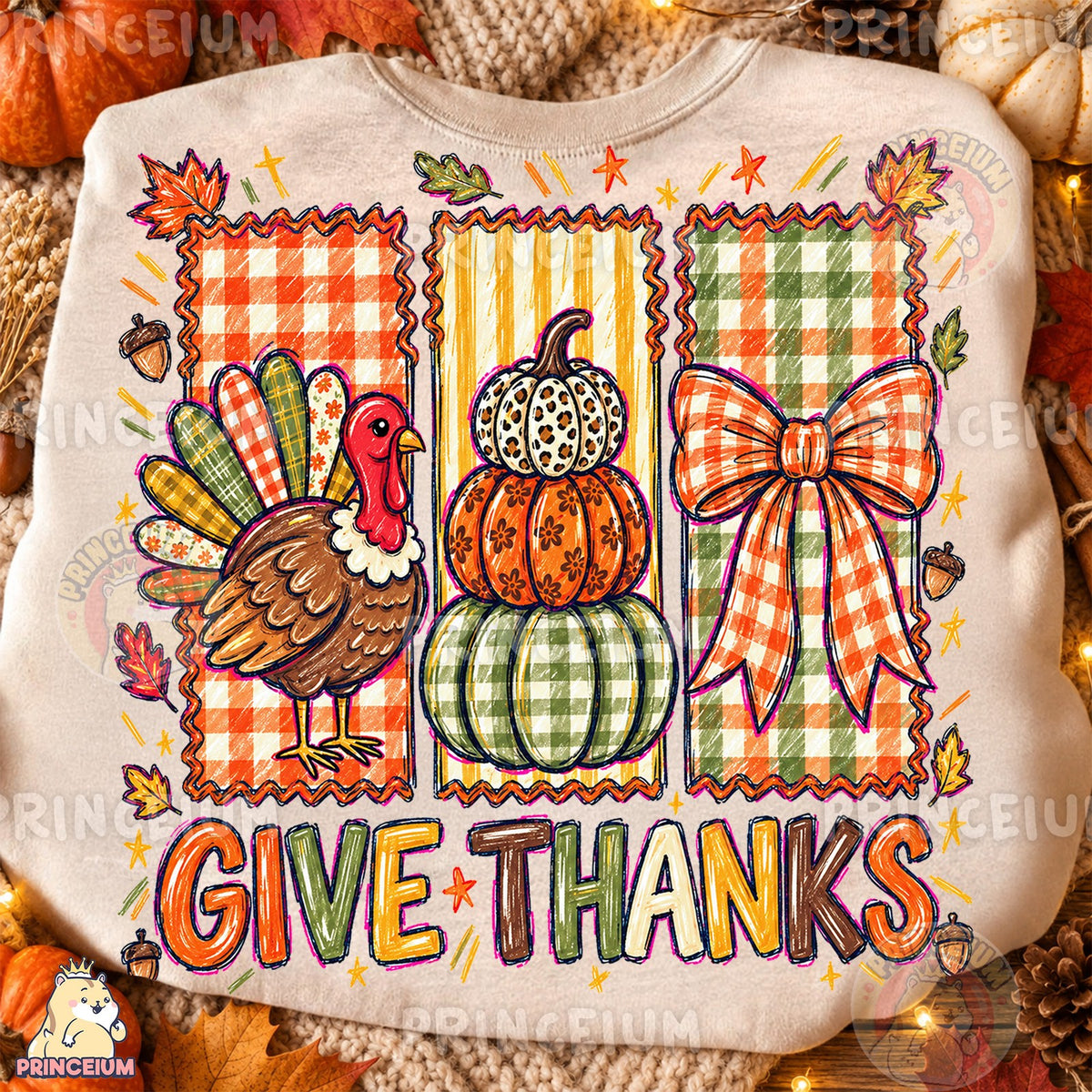 Preppy Give Thanks Fall Icons
