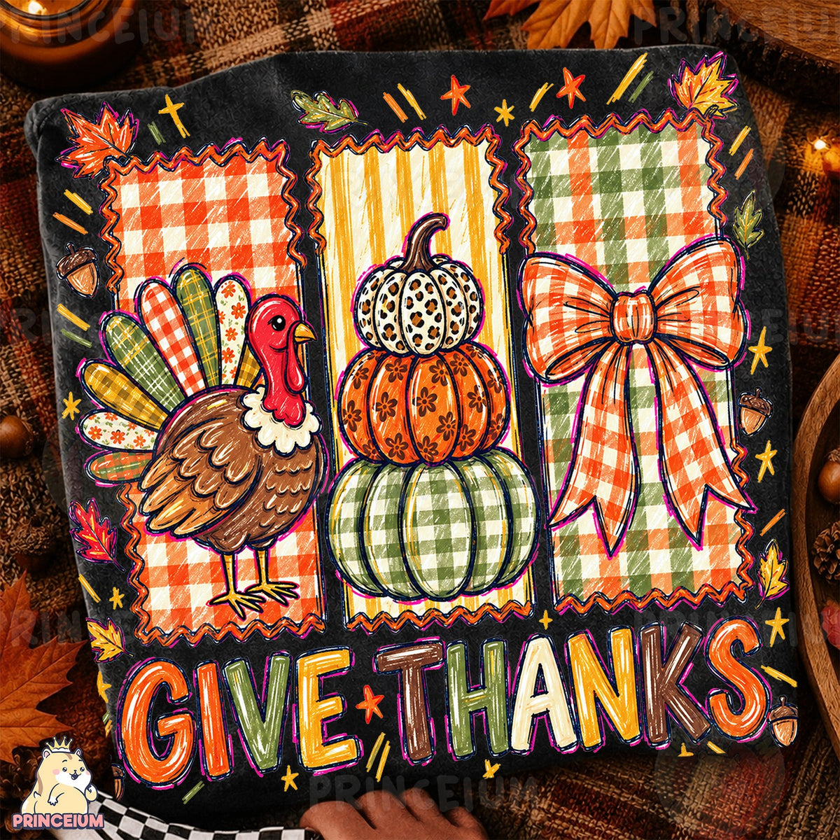 Preppy Give Thanks Fall Icons