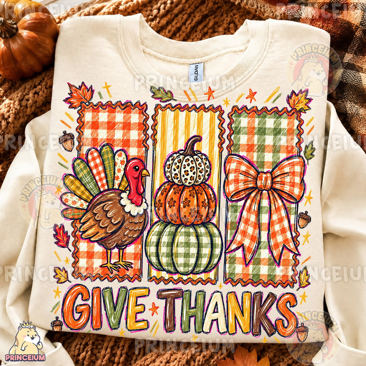 Preppy Give Thanks Fall Icons
