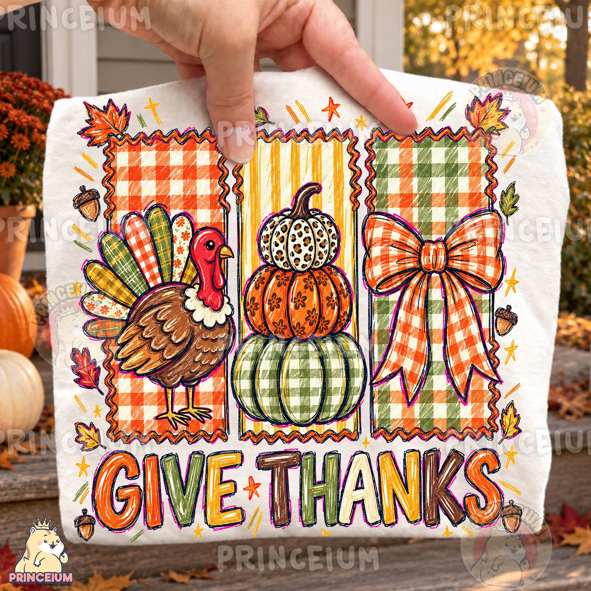 Preppy Give Thanks Fall Icons