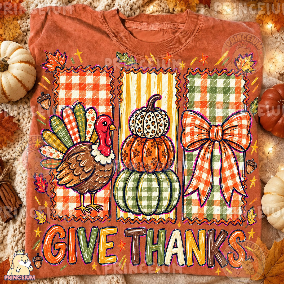 Preppy Give Thanks Fall Icons