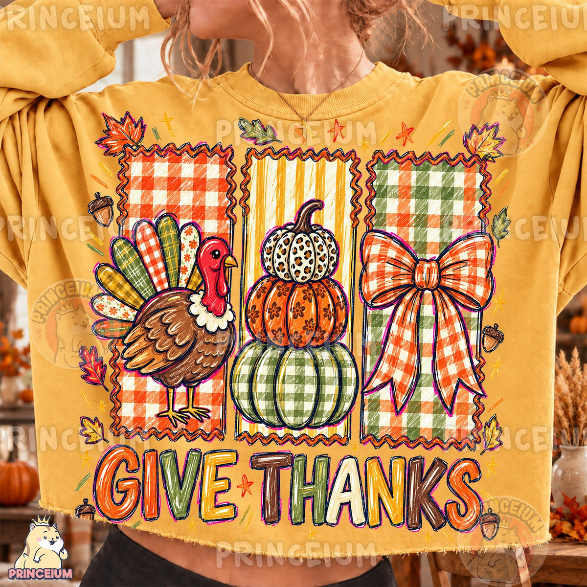 Preppy Give Thanks Fall Icons