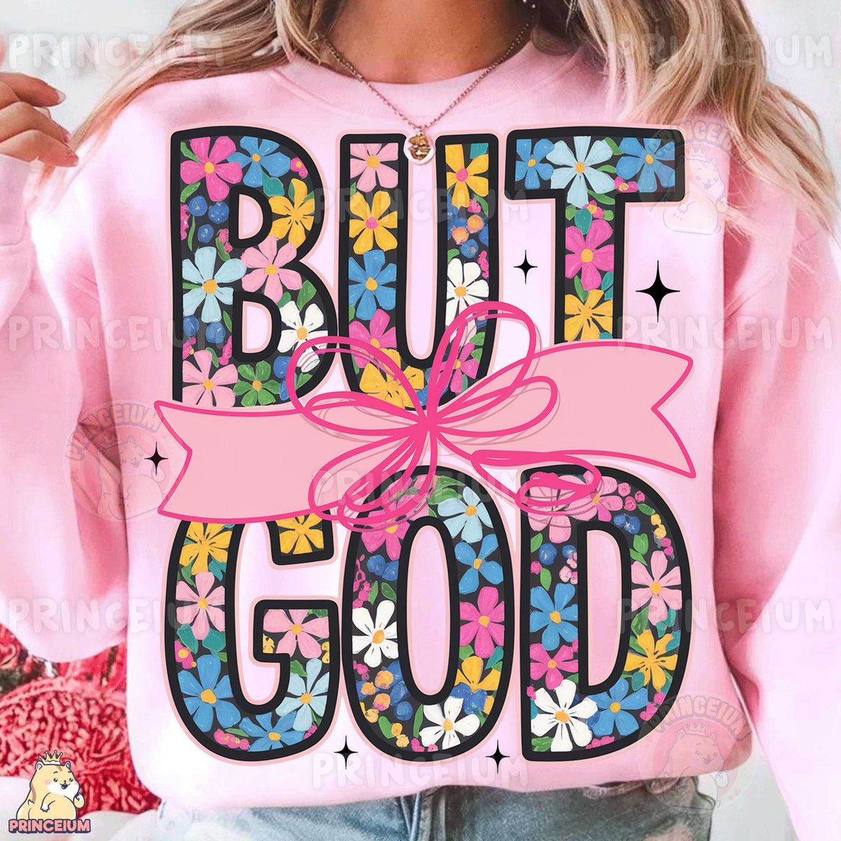 But God Floral Bow