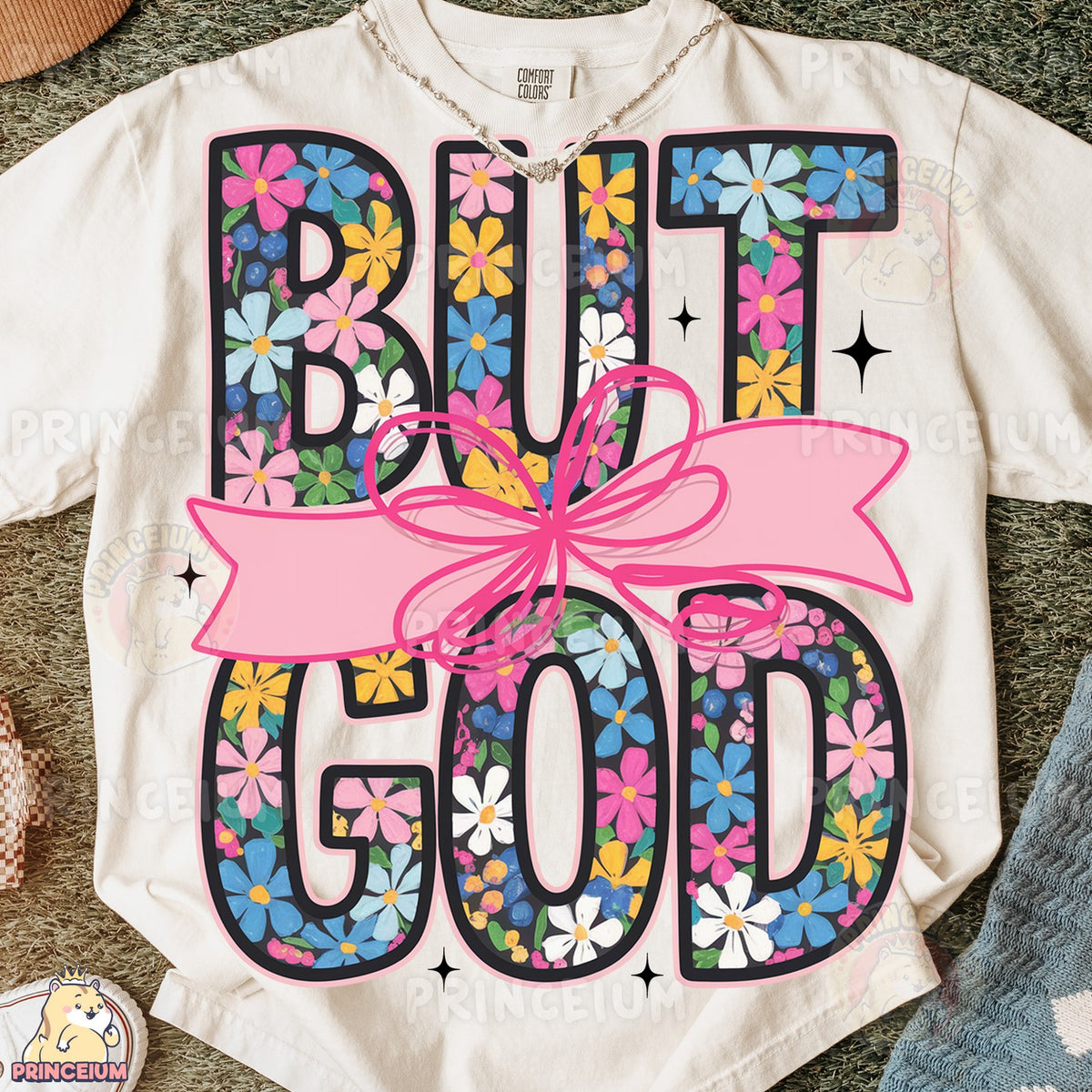 But God Floral Bow