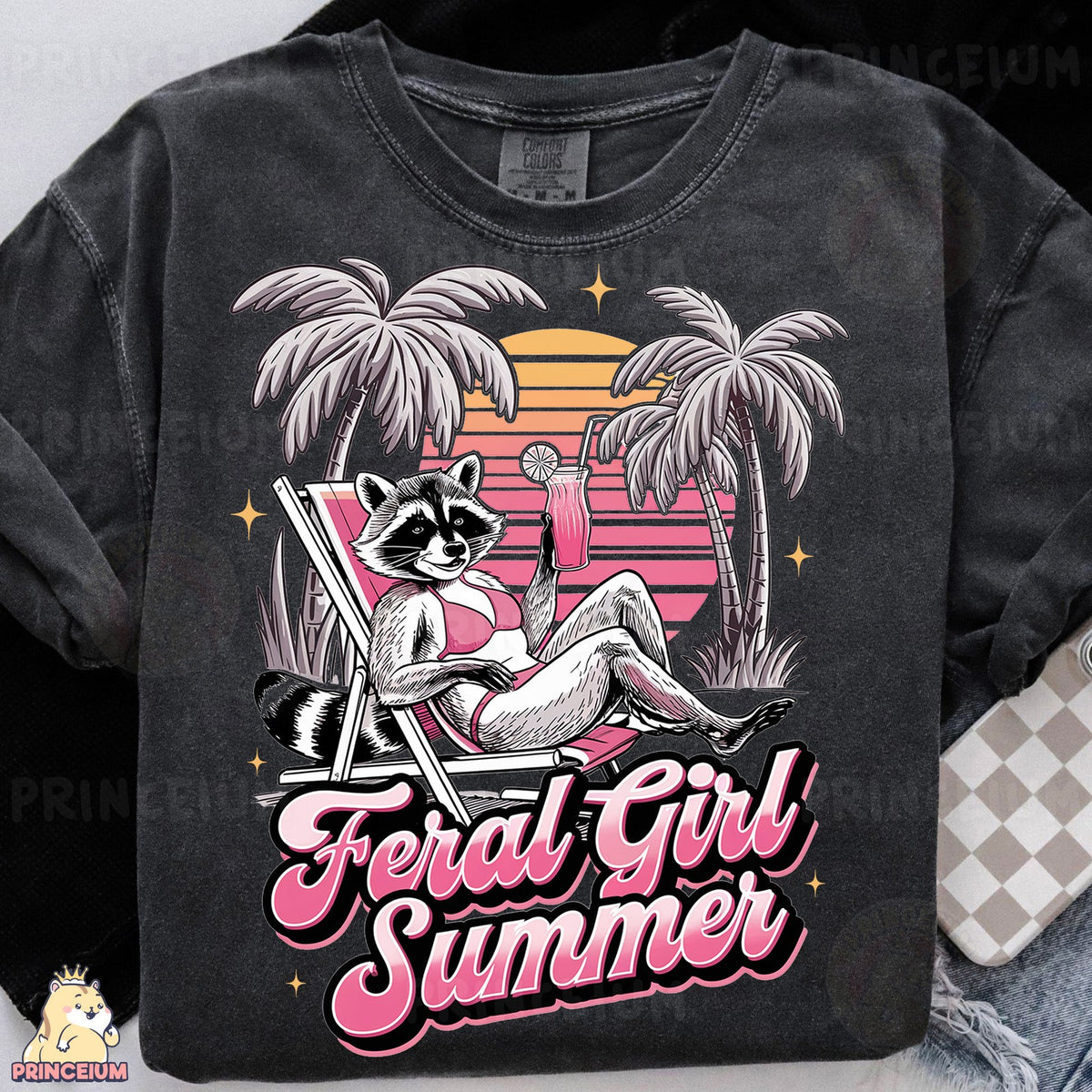 Feral Girl Summer Raccoon