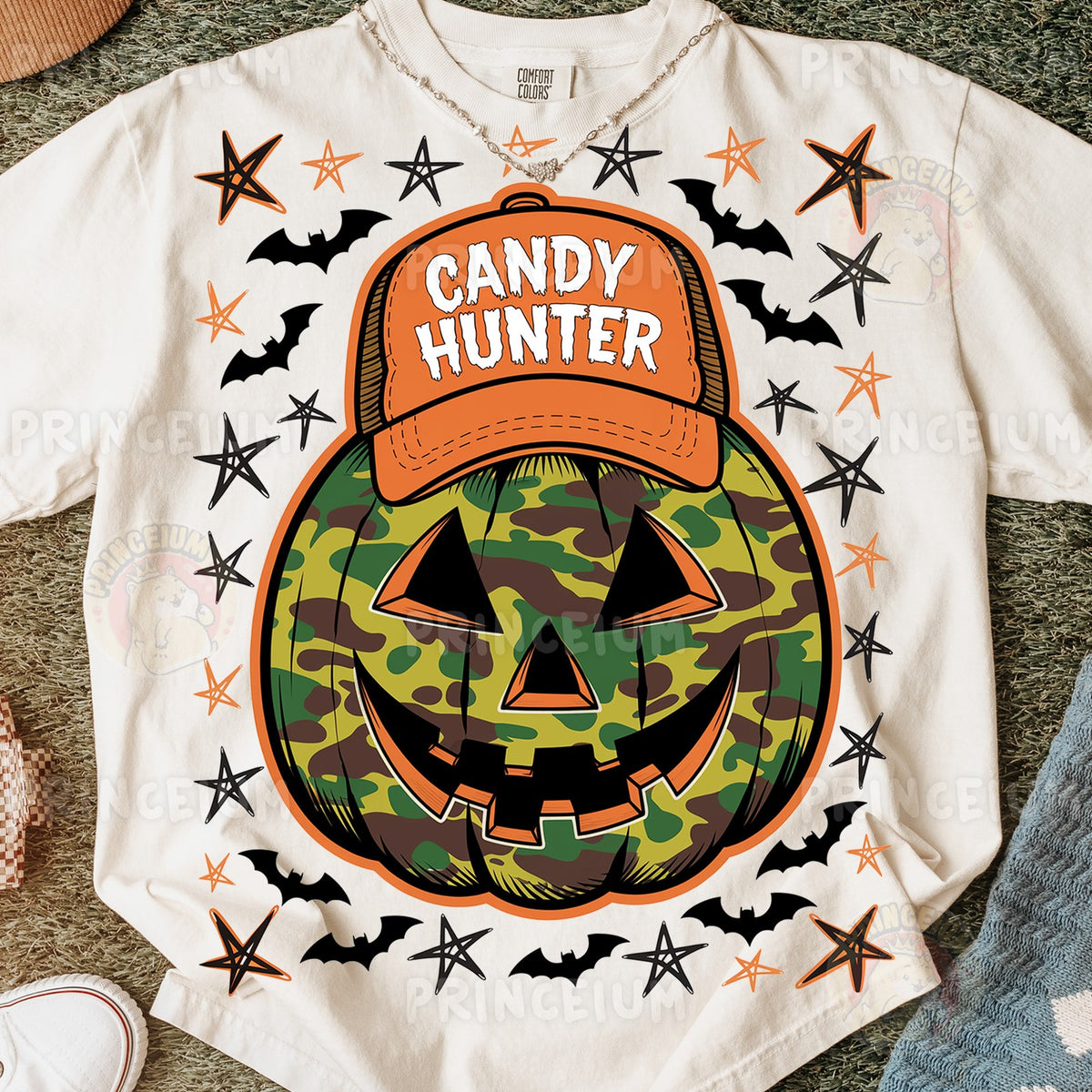 Candy Hunter Camo Pumpkin