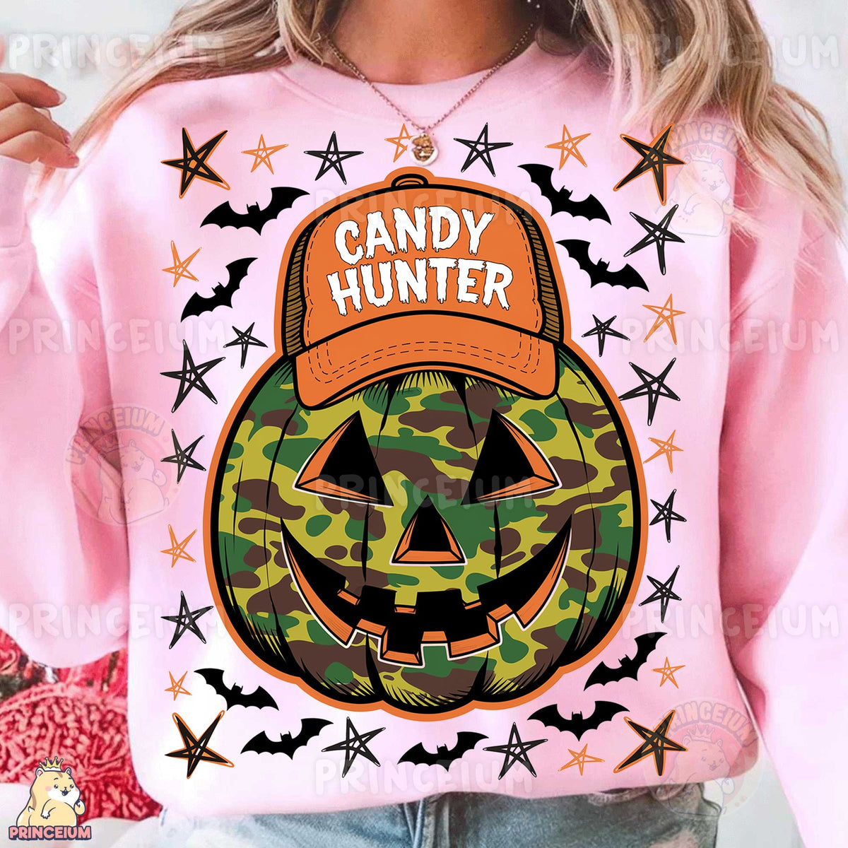 Candy Hunter Camo Pumpkin