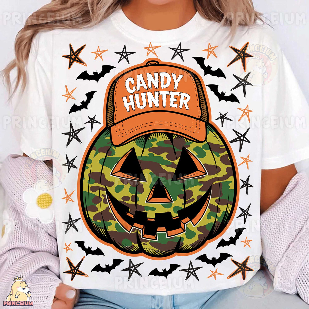 Candy Hunter Camo Pumpkin