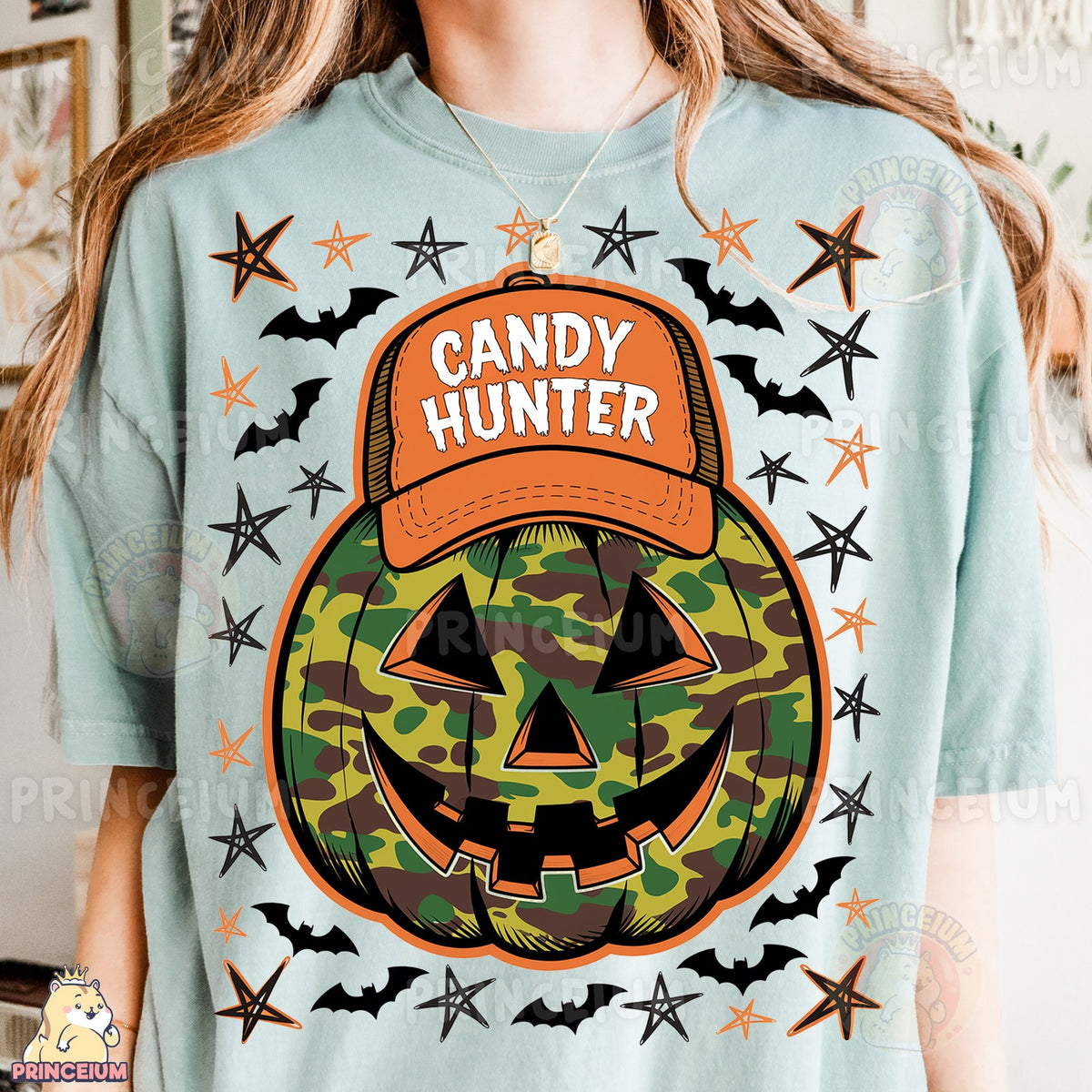 Candy Hunter Camo Pumpkin