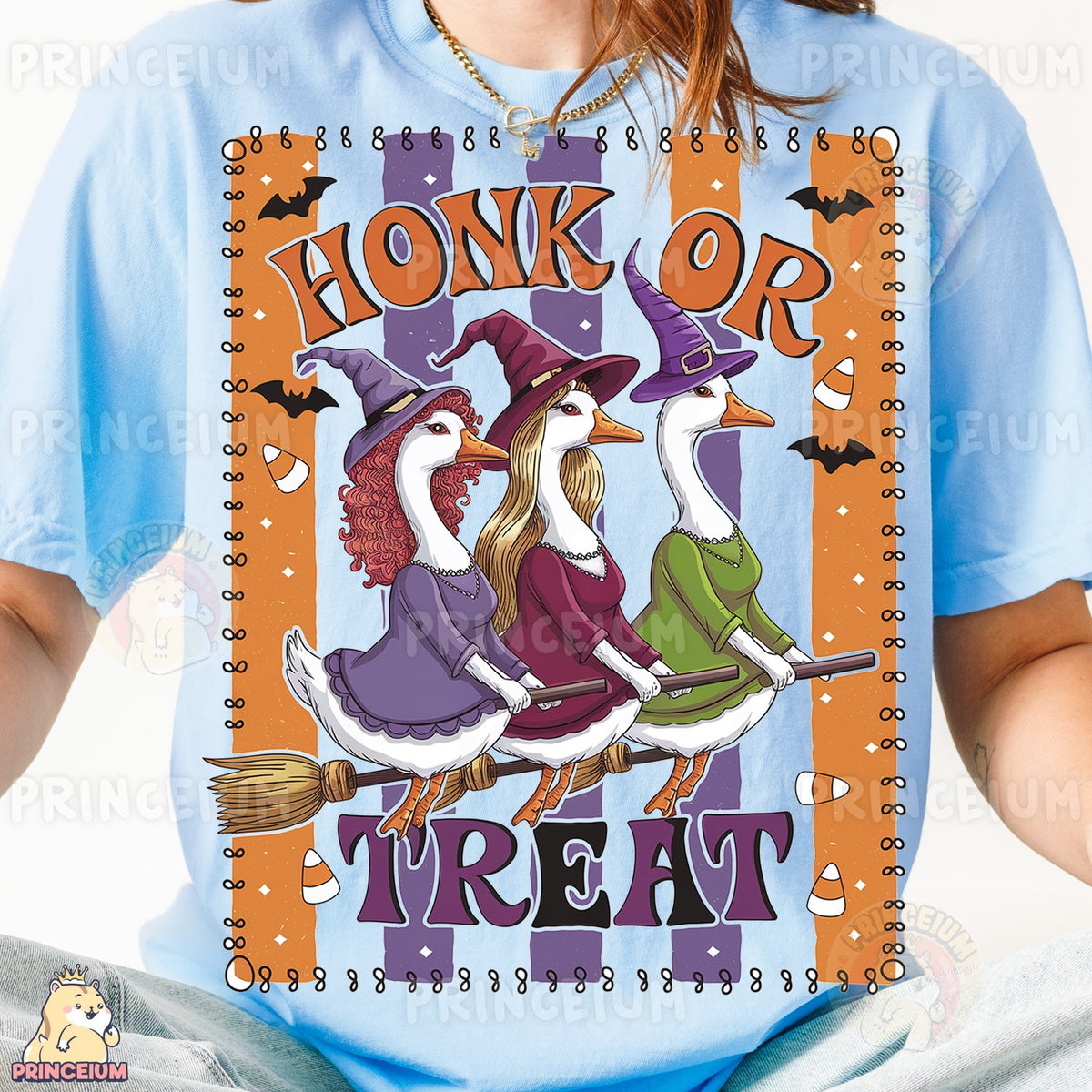 Honk or Treat Witch Geese