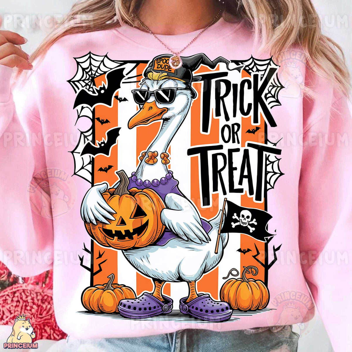 Spooky Dude Goose Trick or Treat