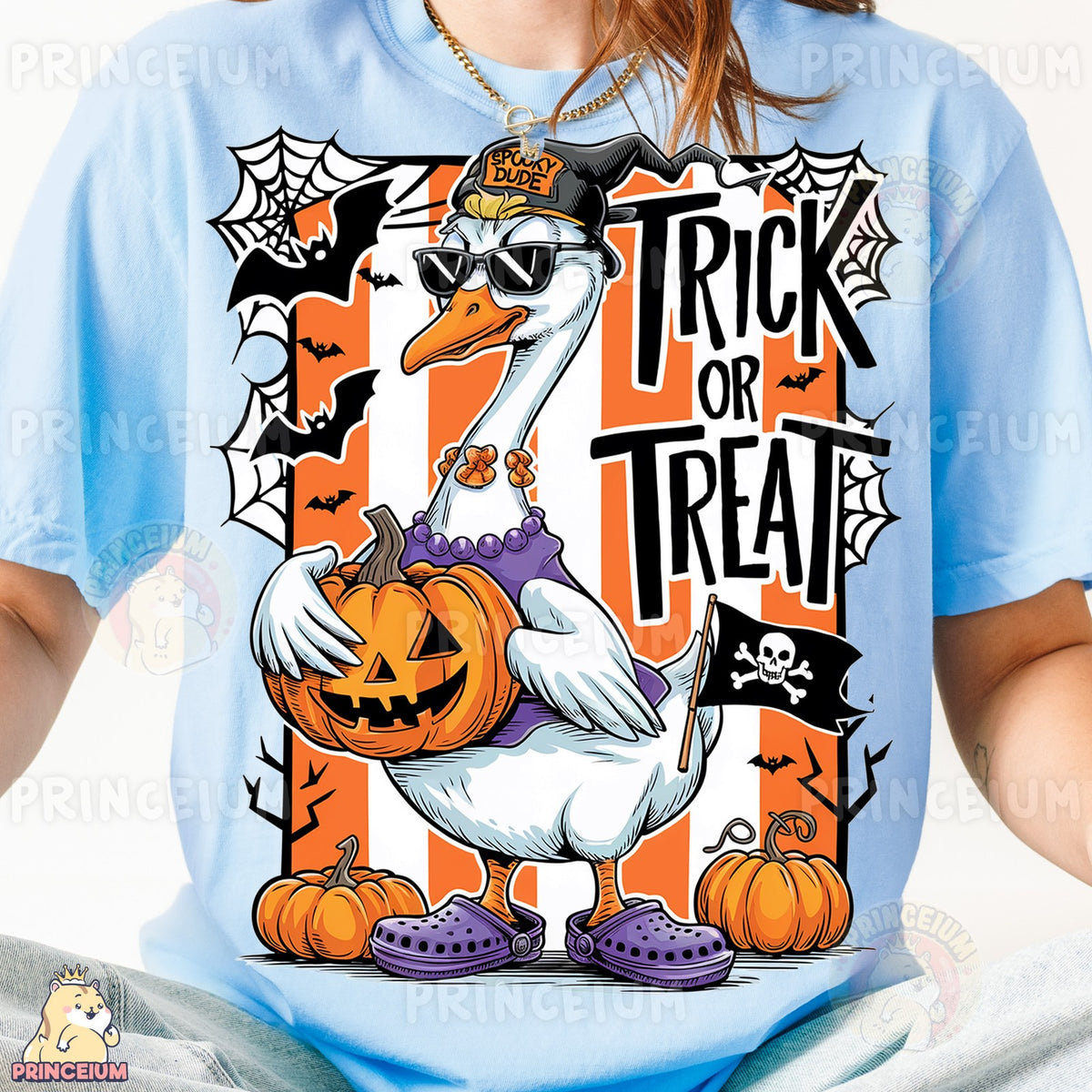 Spooky Dude Goose Trick or Treat