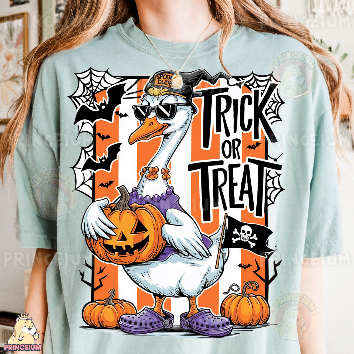 Spooky Dude Goose Trick or Treat