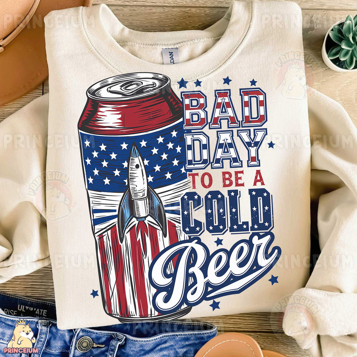 Patriotic Cold Beer Rocket