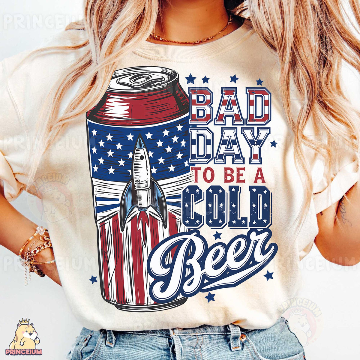 Patriotic Cold Beer Rocket