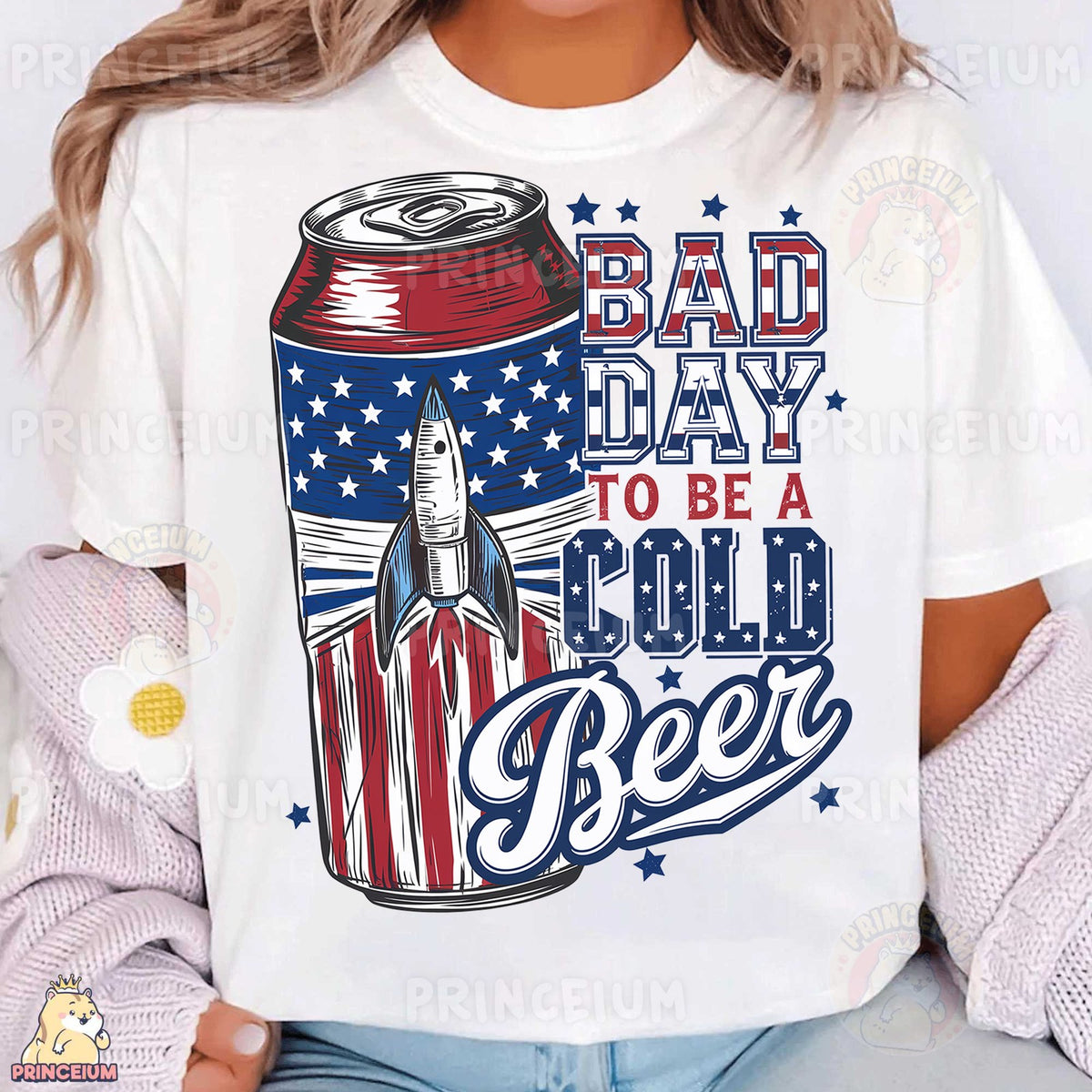 Patriotic Cold Beer Rocket