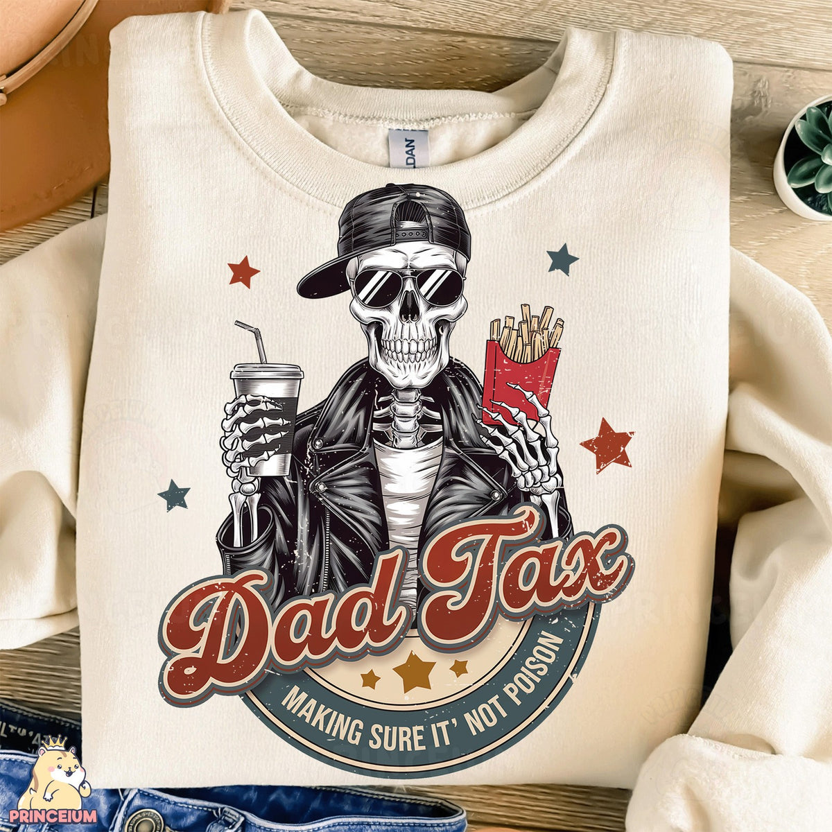Dad Tax Skeleton