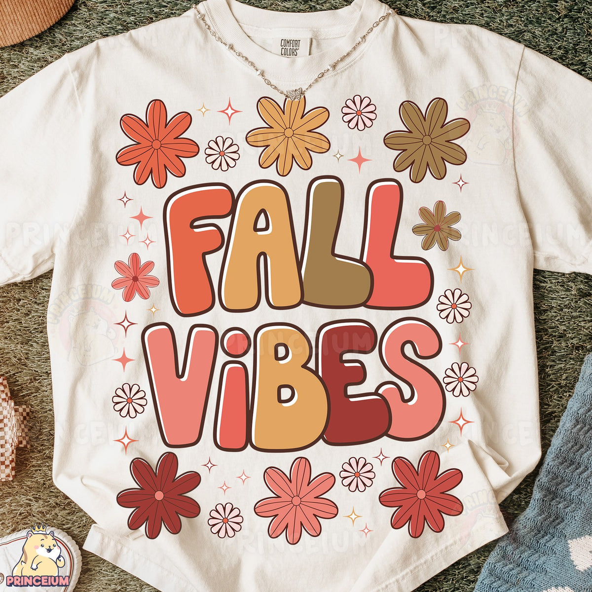 Retro Fall Vibes Floral