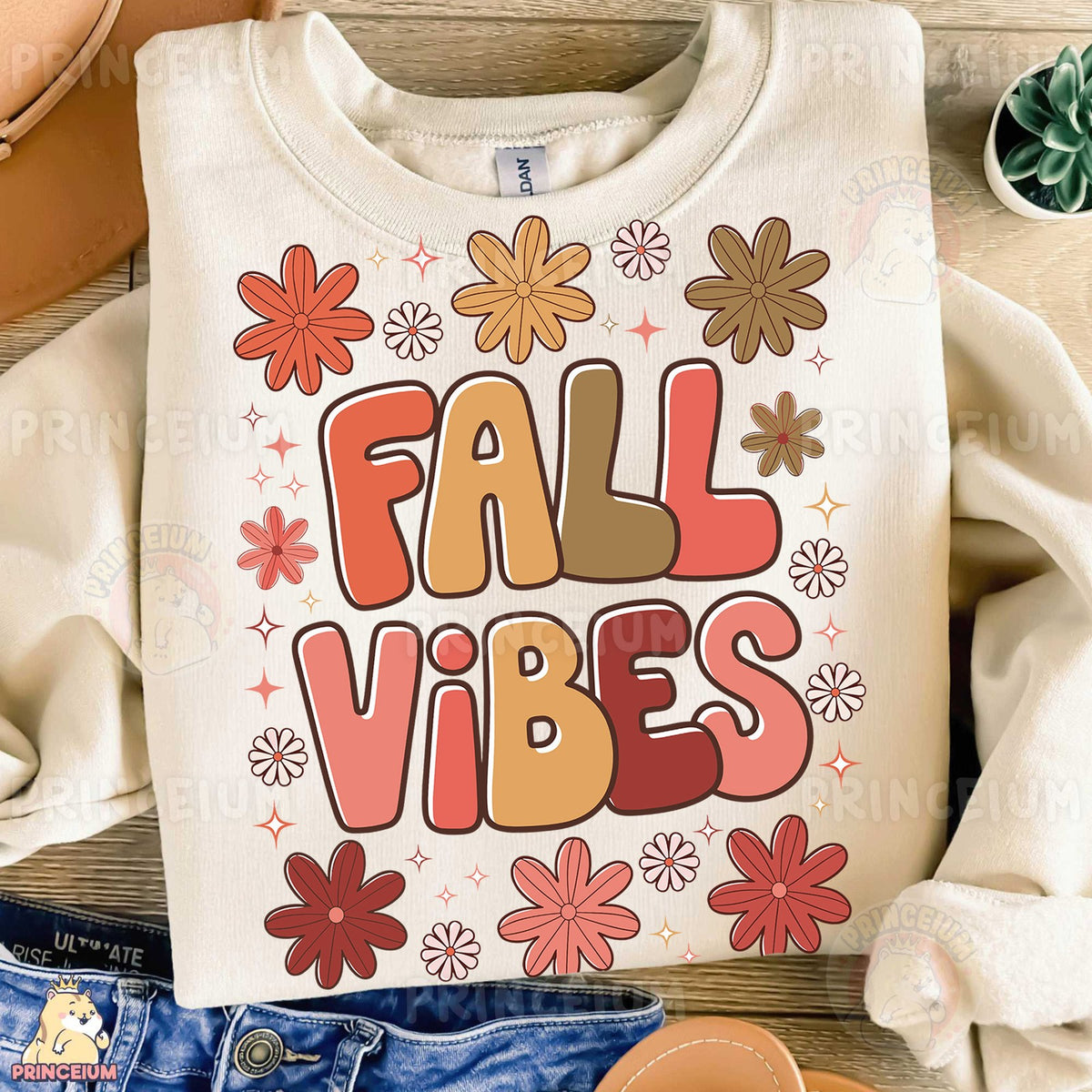 Retro Fall Vibes Floral