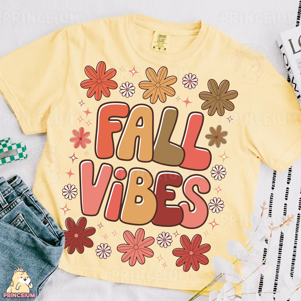 Retro Fall Vibes Floral