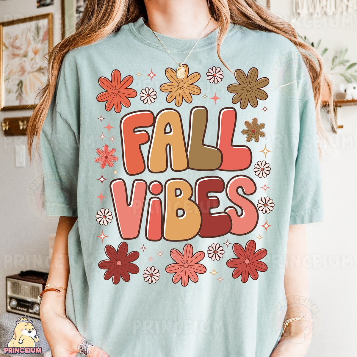 Retro Fall Vibes Floral