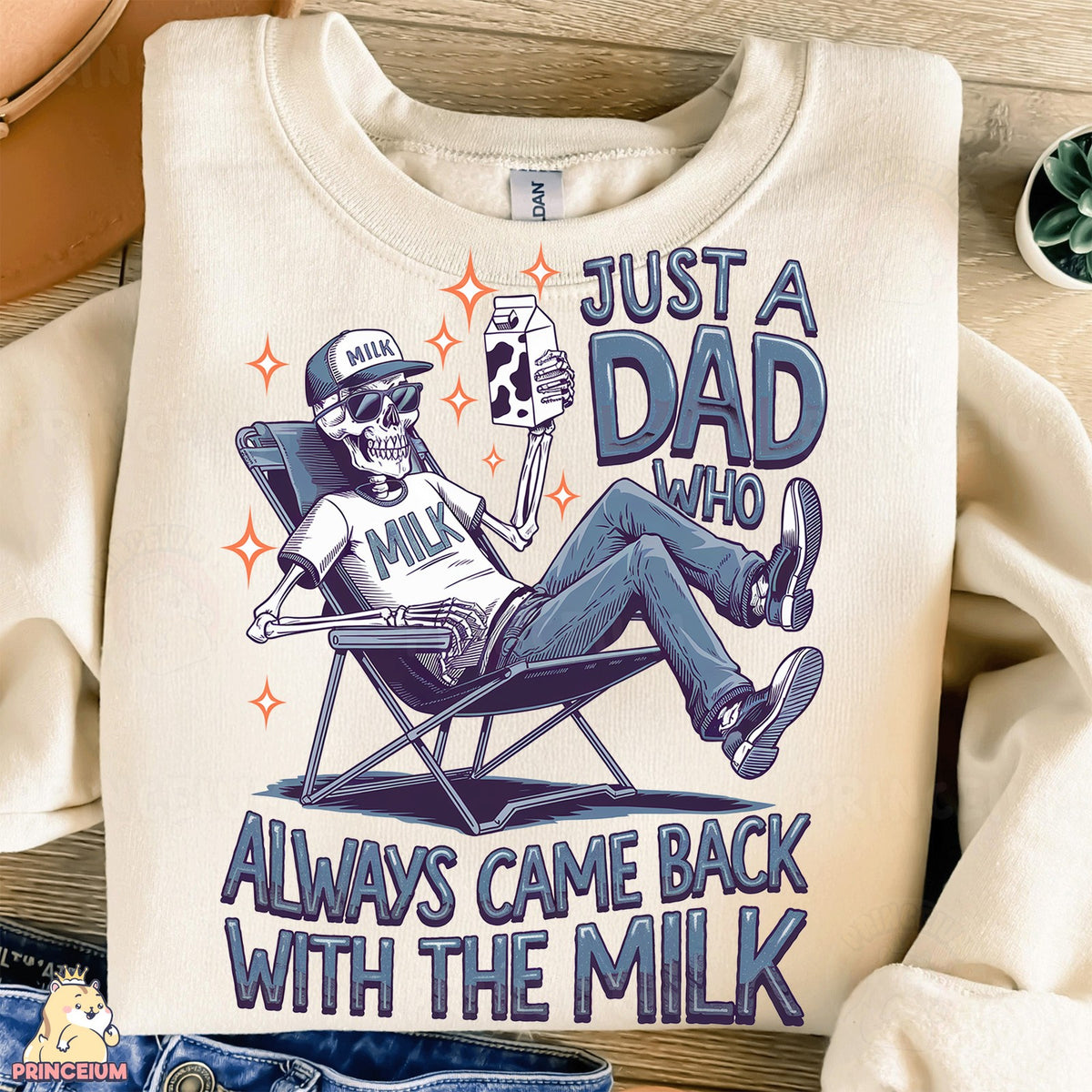 Dad Came Back With the Milk