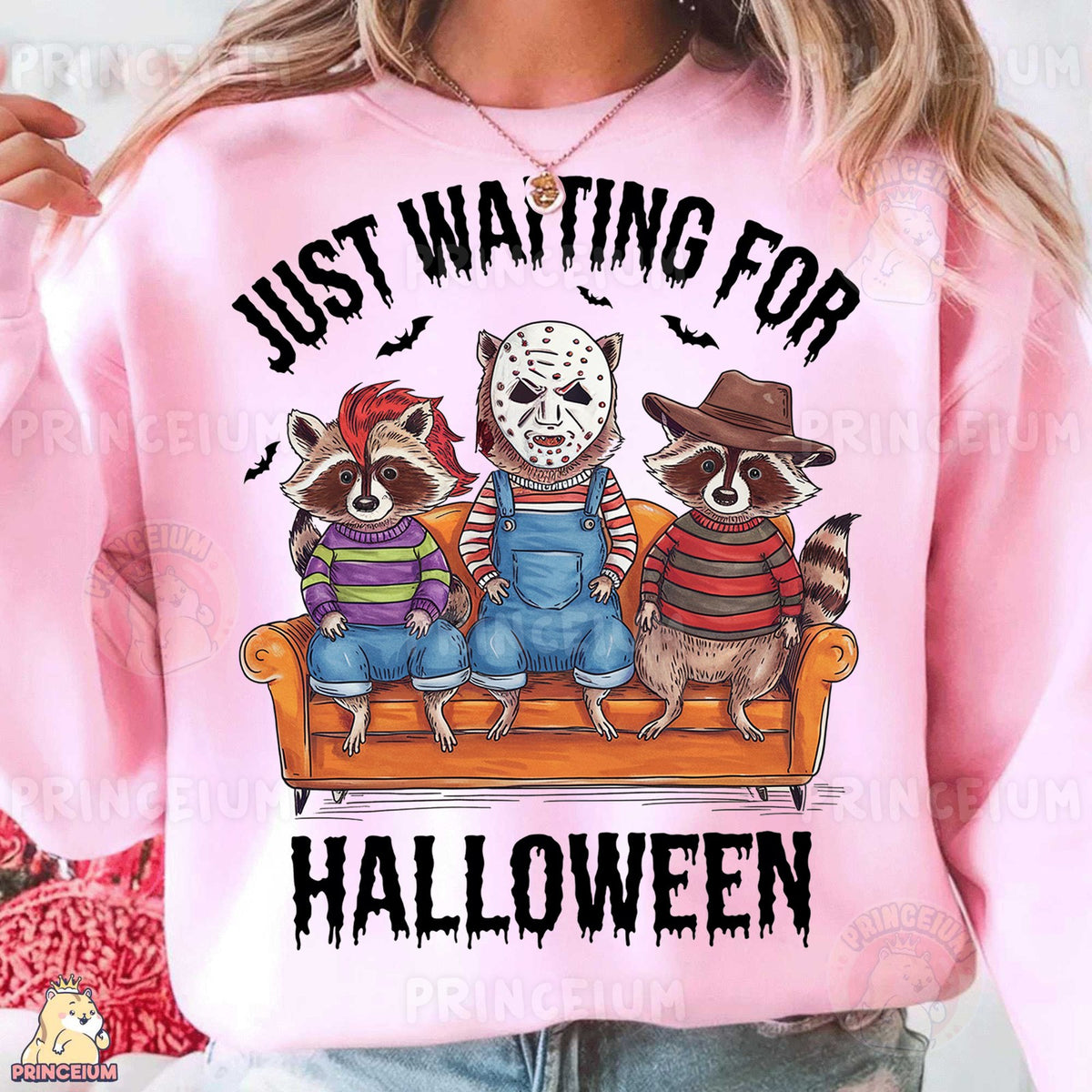 Just Waiting for Halloween Raccoons