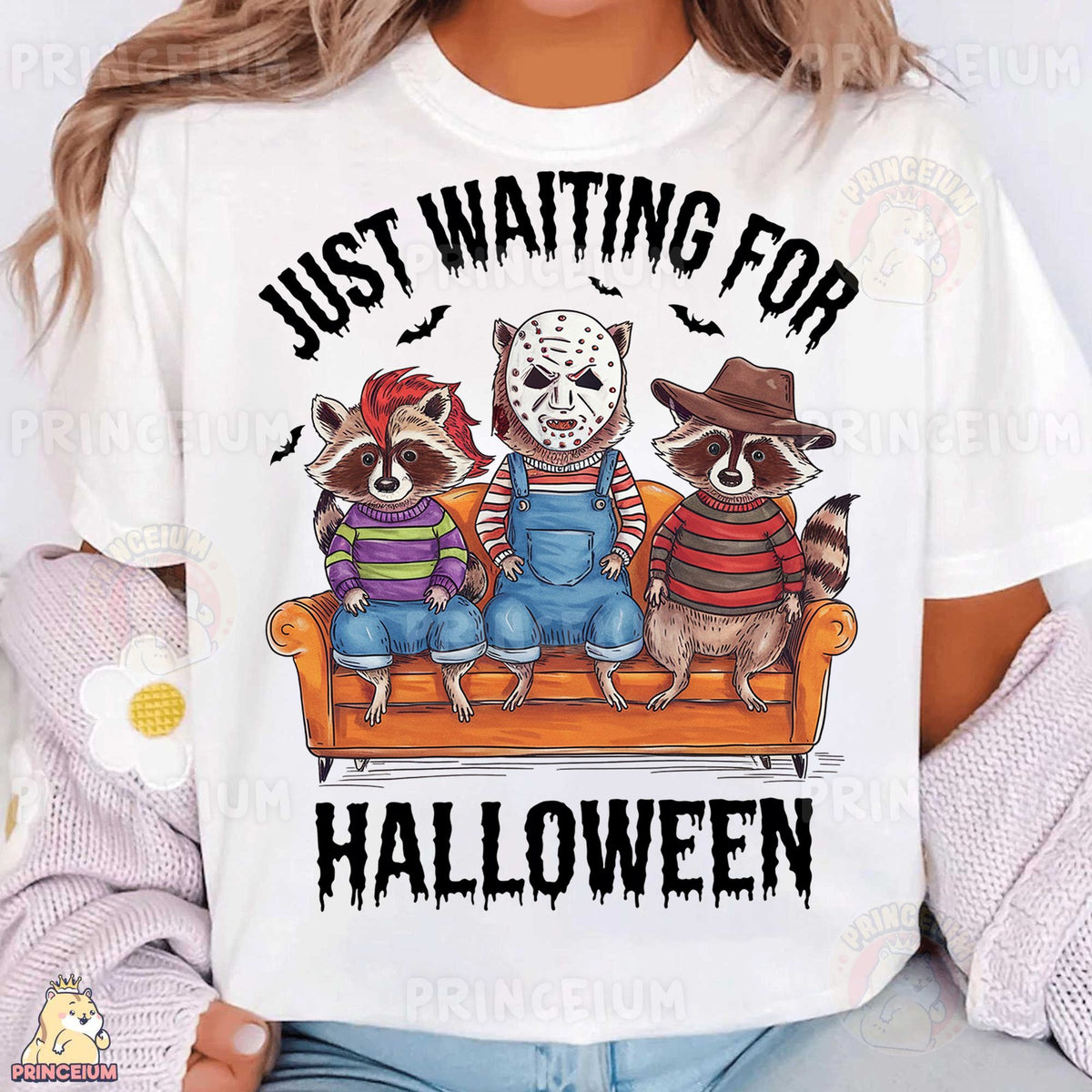 Just Waiting for Halloween Raccoons