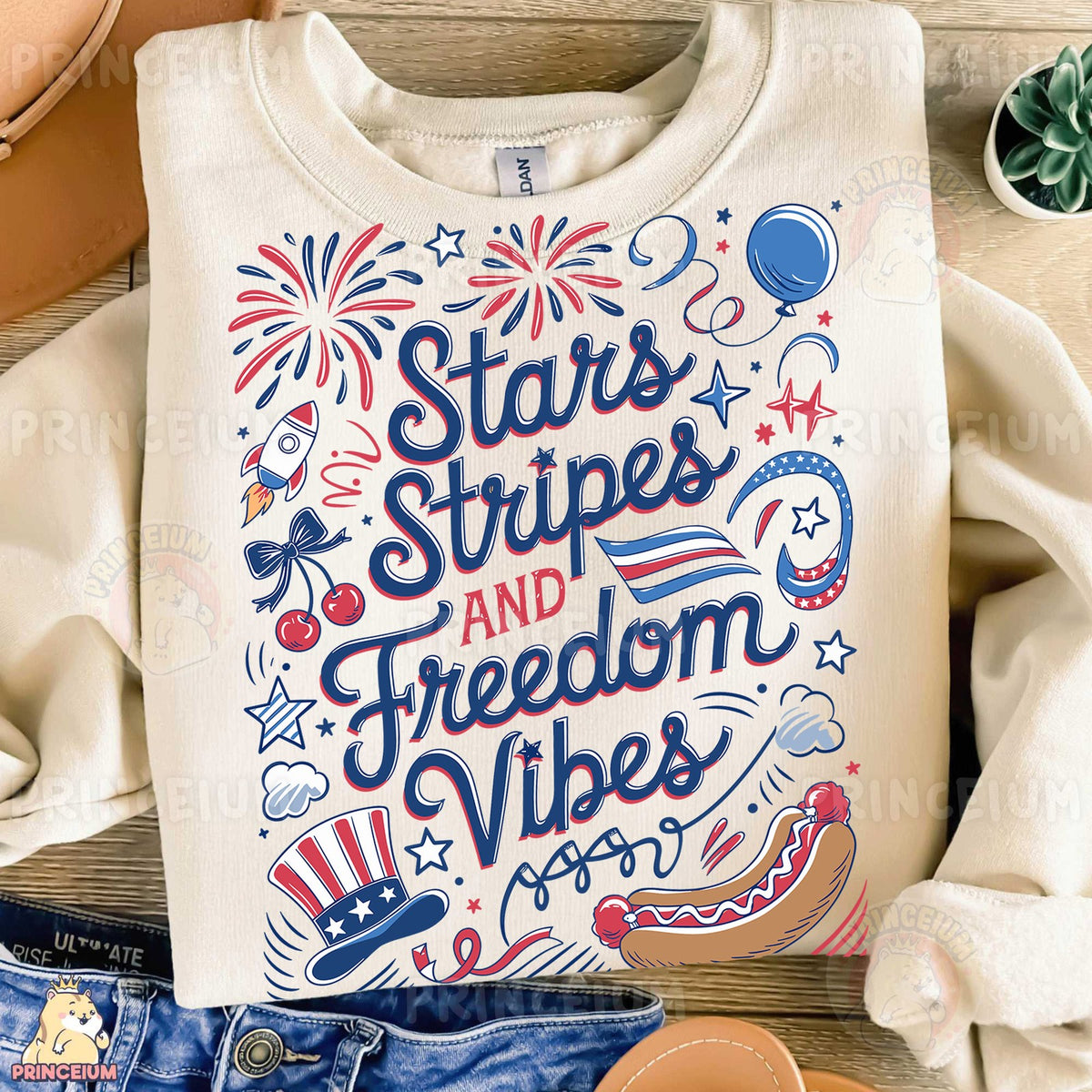 Stars Stripes and Freedom Vibes