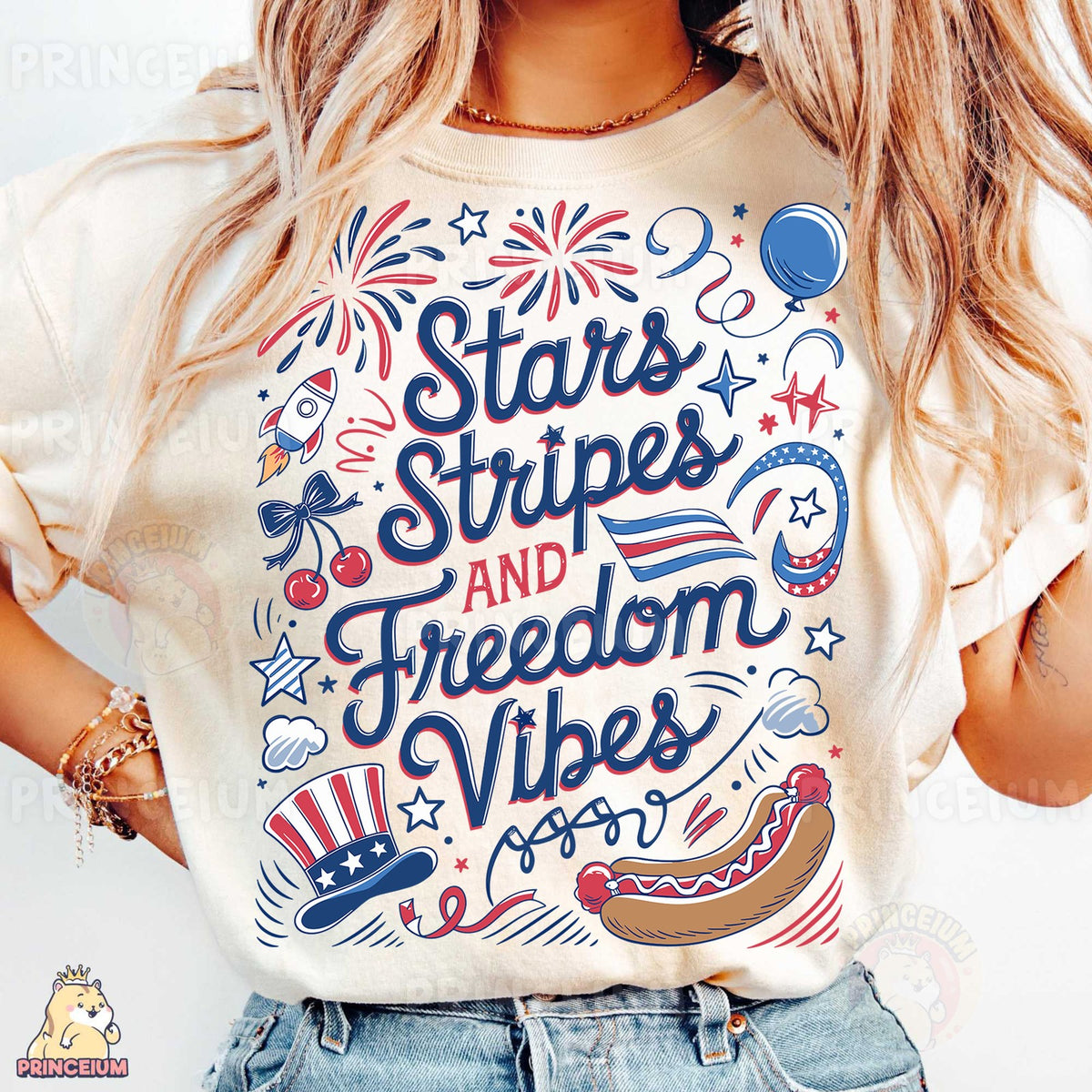 Stars Stripes and Freedom Vibes