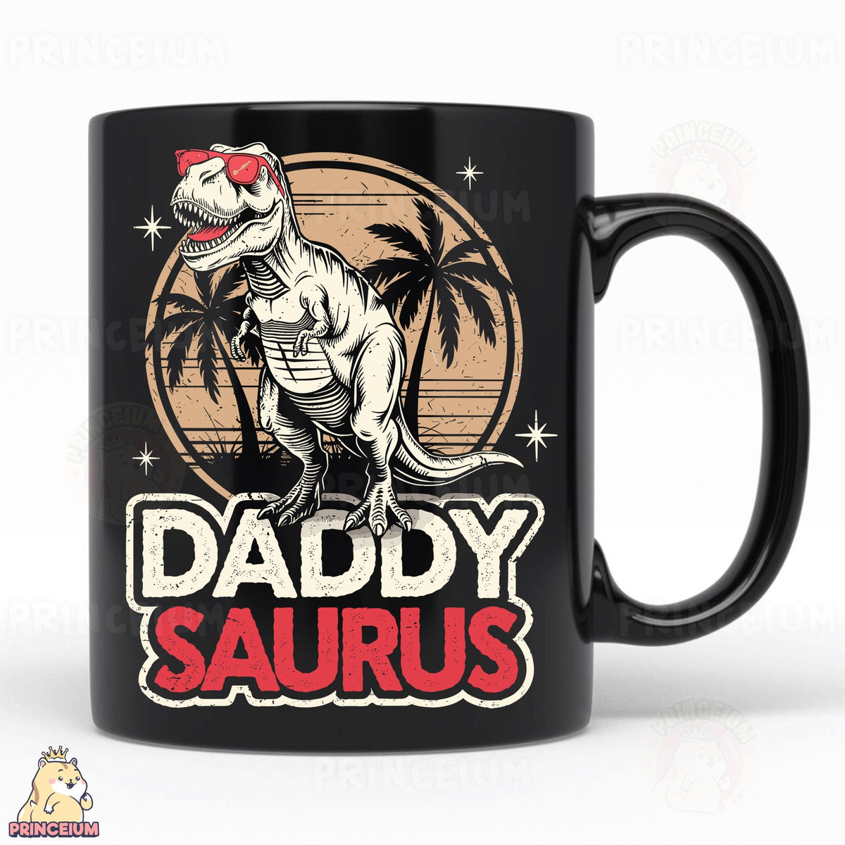 Daddy Saurus Retro T-Rex