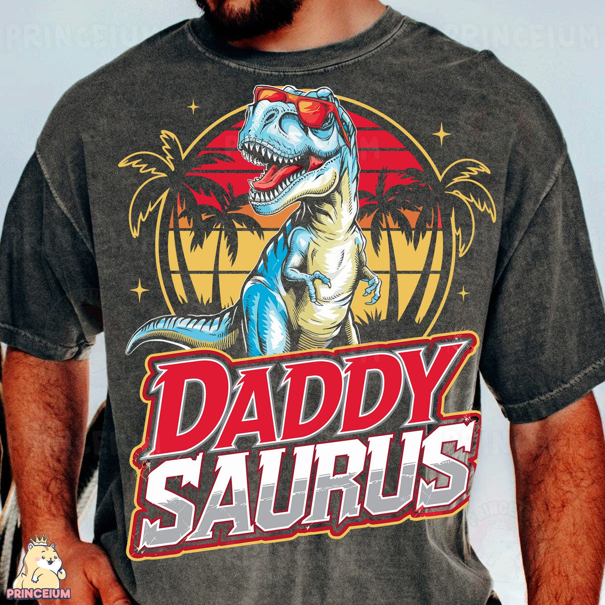 Daddy Saurus Retro T-Rex