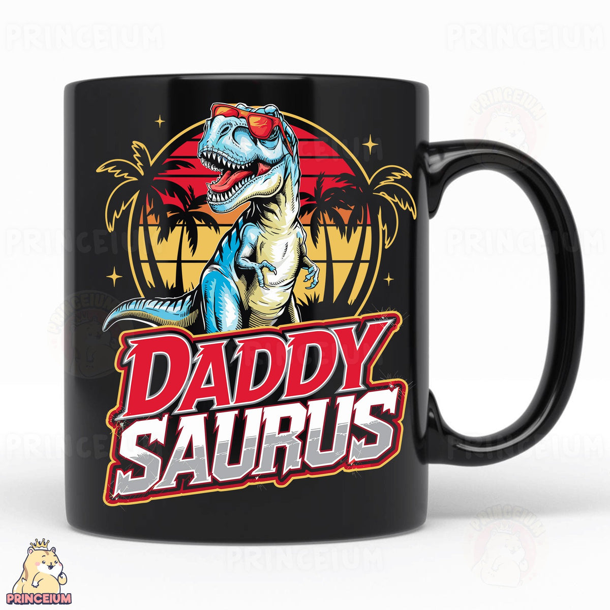 Daddy Saurus Retro T-Rex