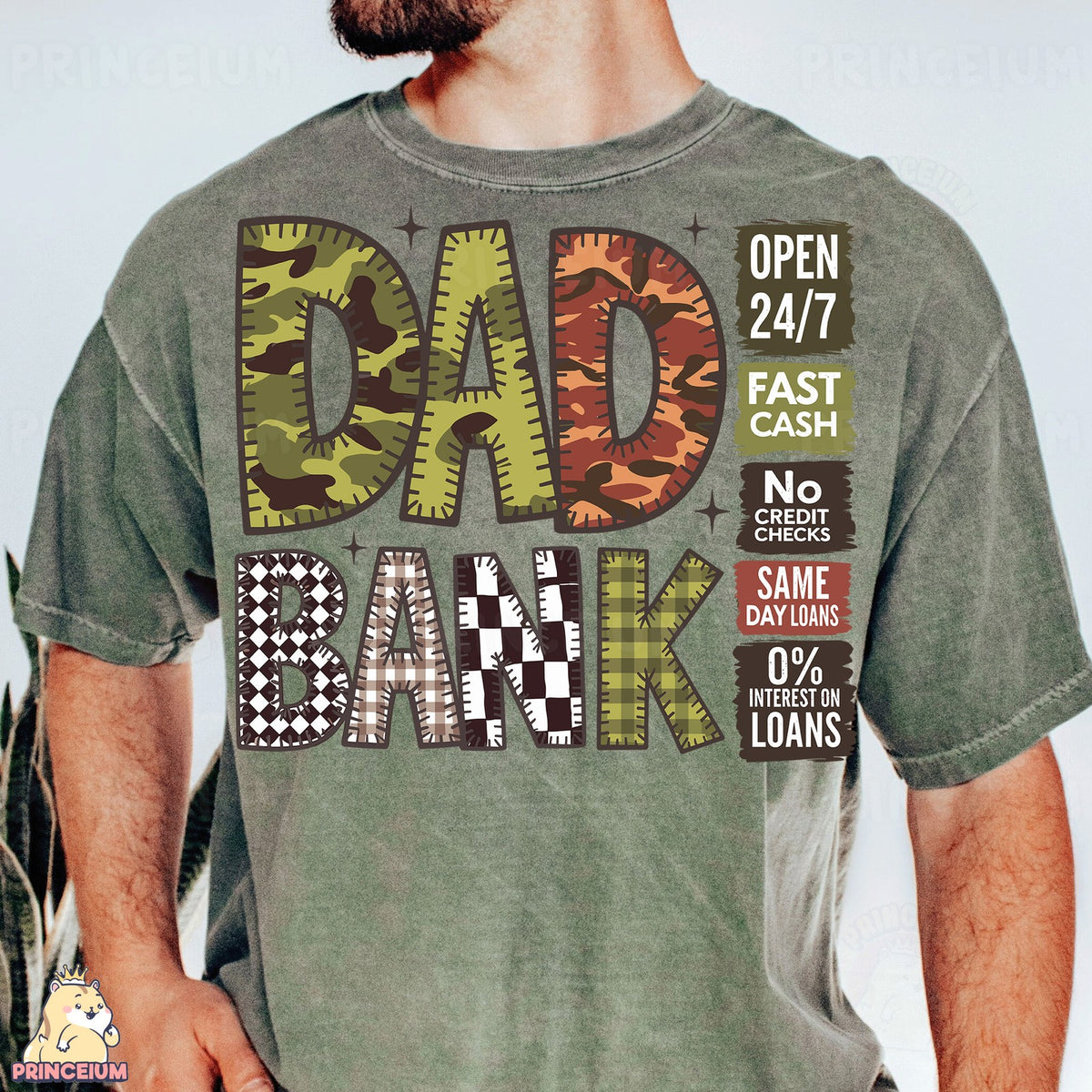 Dad Bank Camo Patchwork