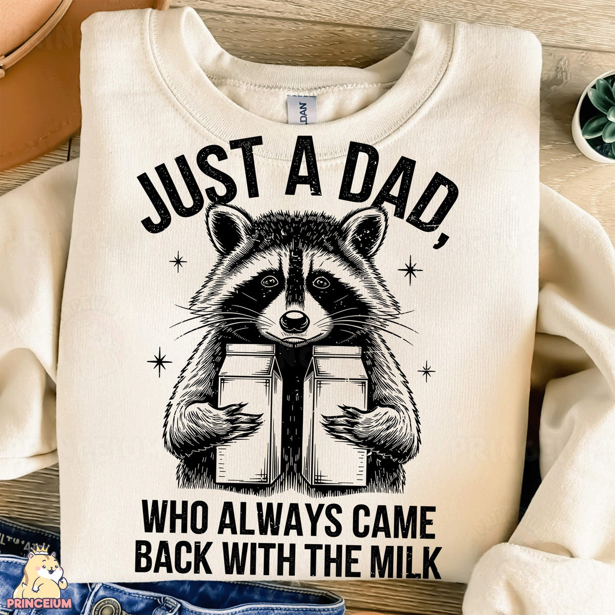 Just a Dad Raccoon