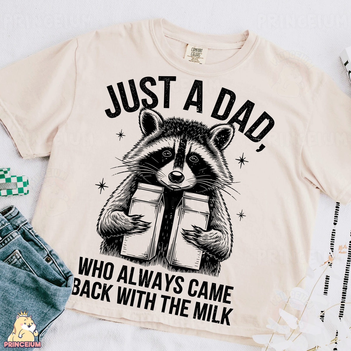 Just a Dad Raccoon