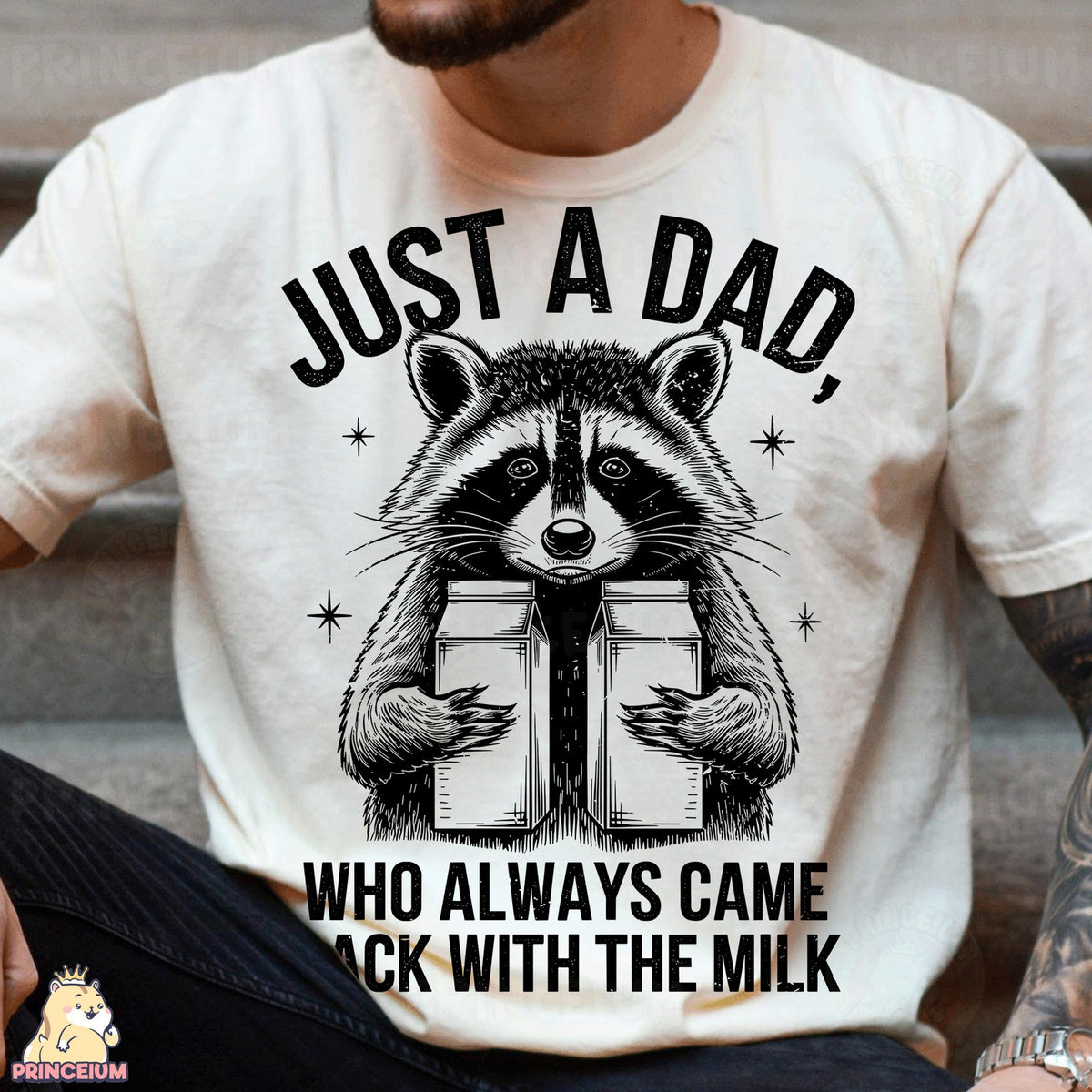 Just a Dad Raccoon