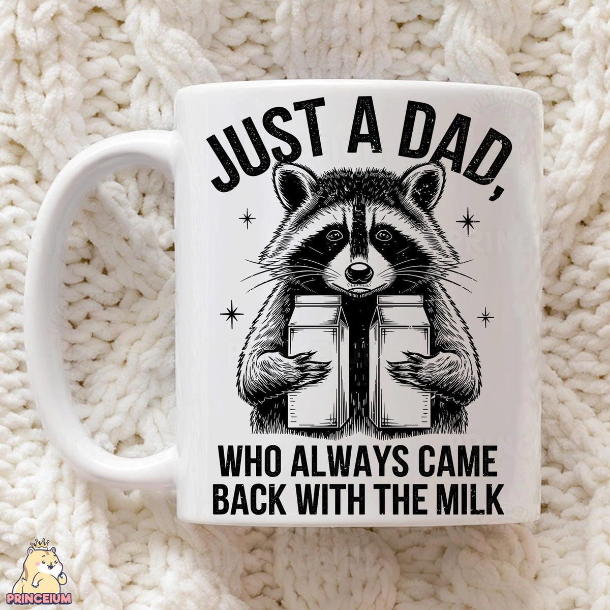 Just a Dad Raccoon