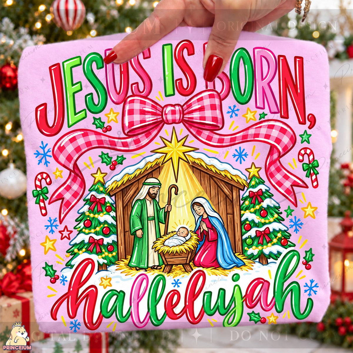 Jesus Is Born Hallelujah Nativity