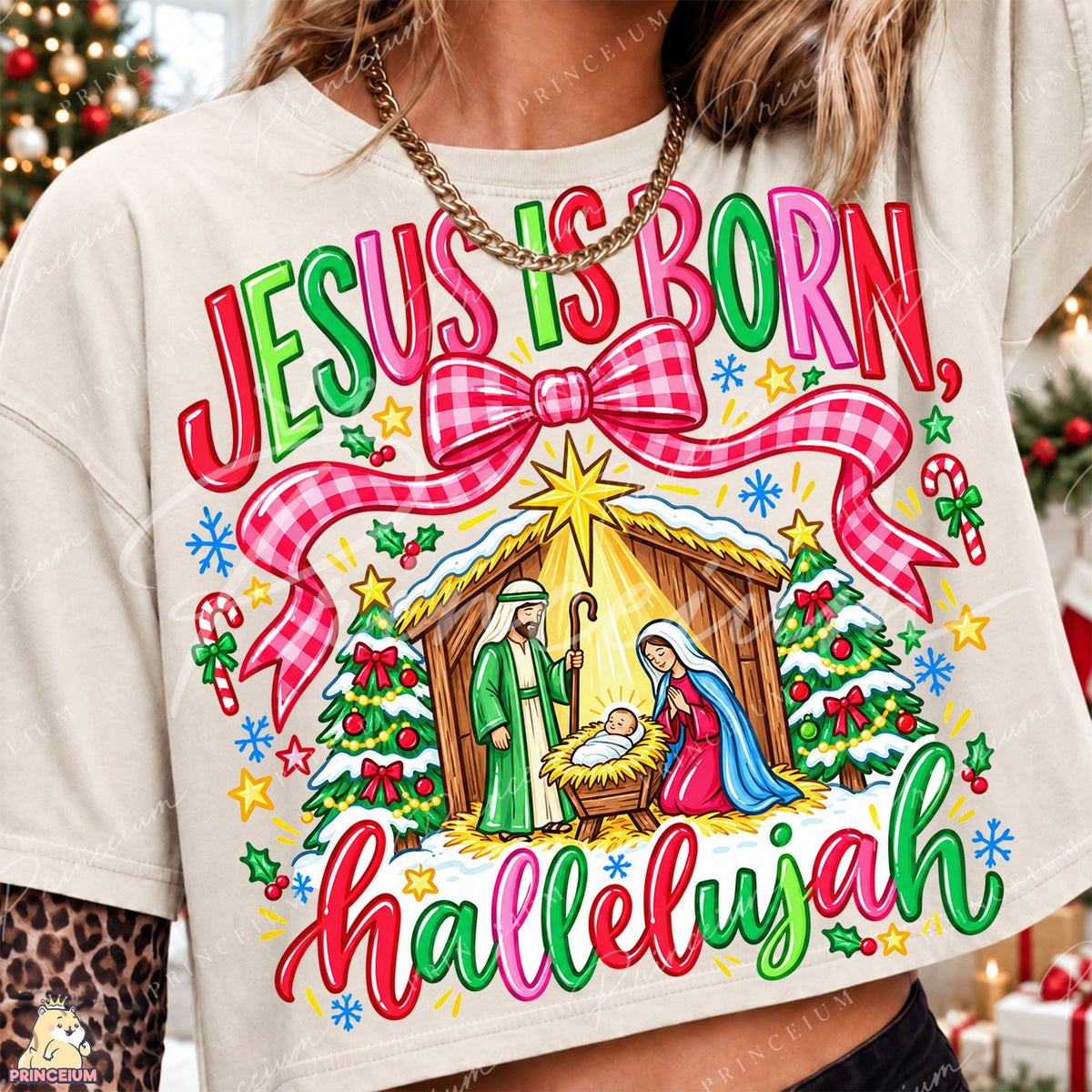 Jesus Is Born Hallelujah Nativity
