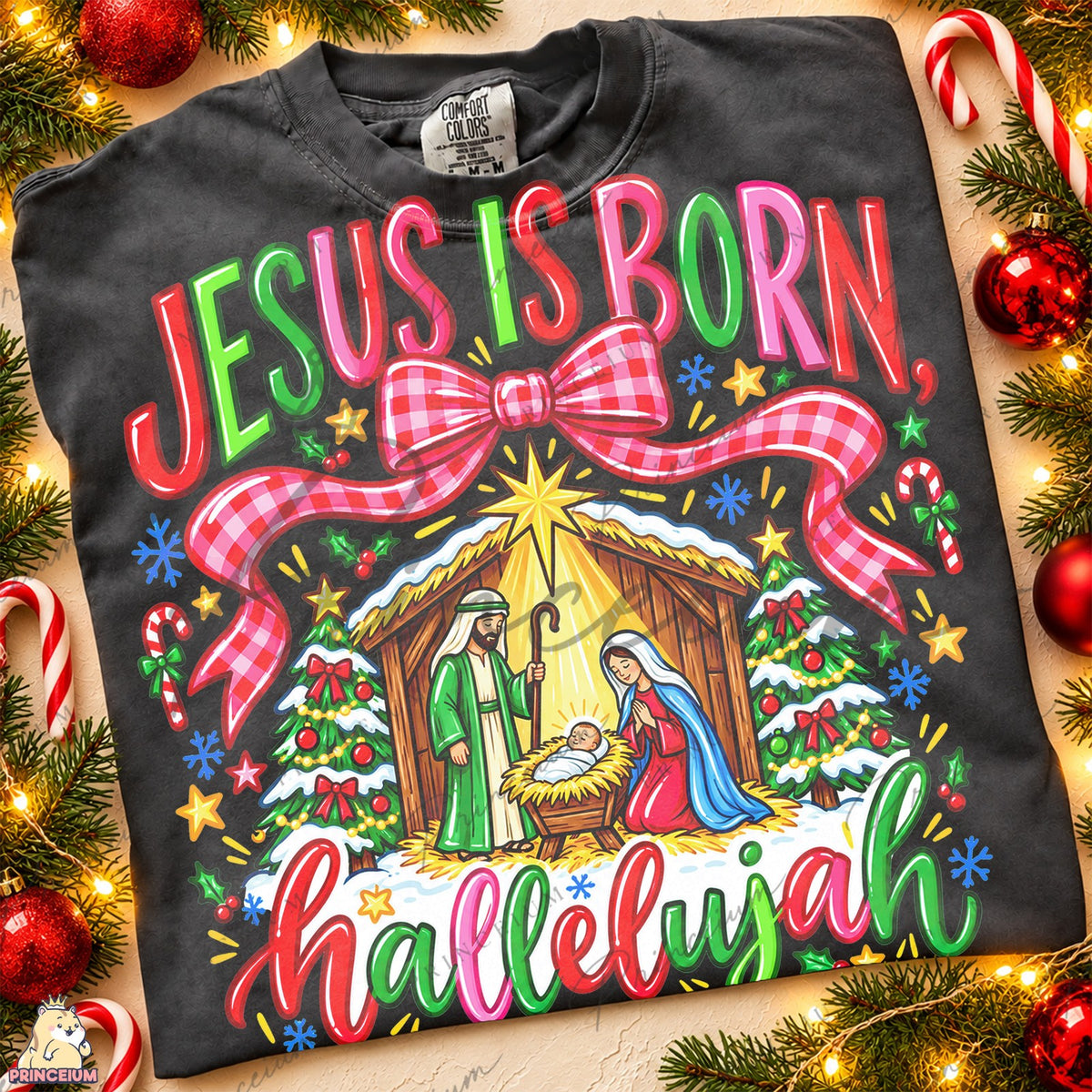 Jesus Is Born Hallelujah Nativity