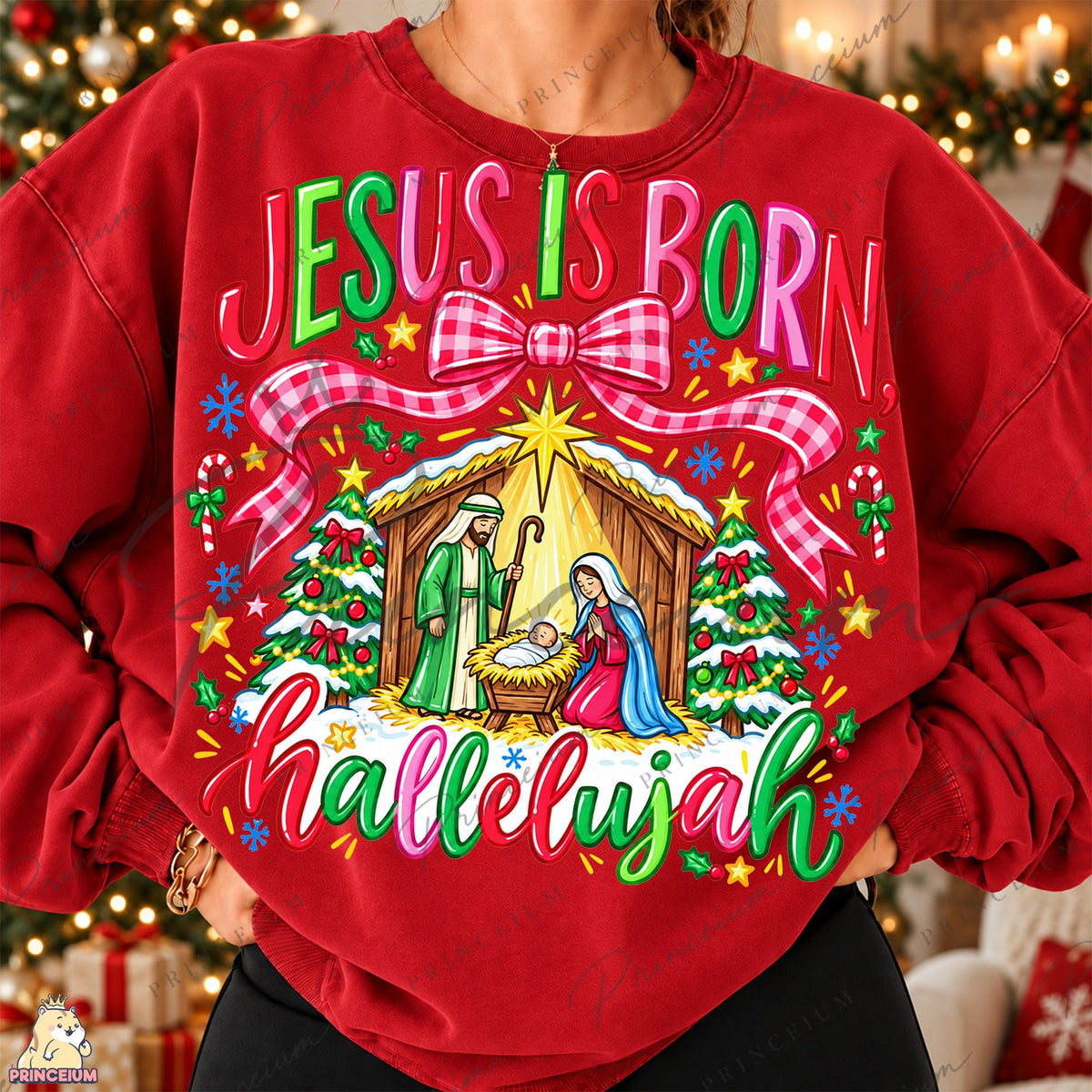 Jesus Is Born Hallelujah Nativity