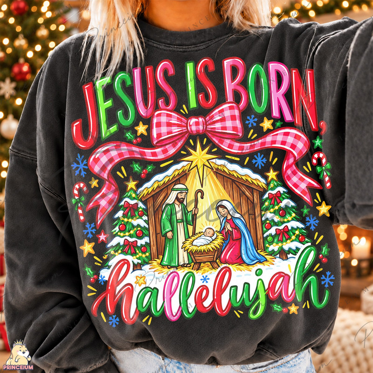 Jesus Is Born Hallelujah Nativity