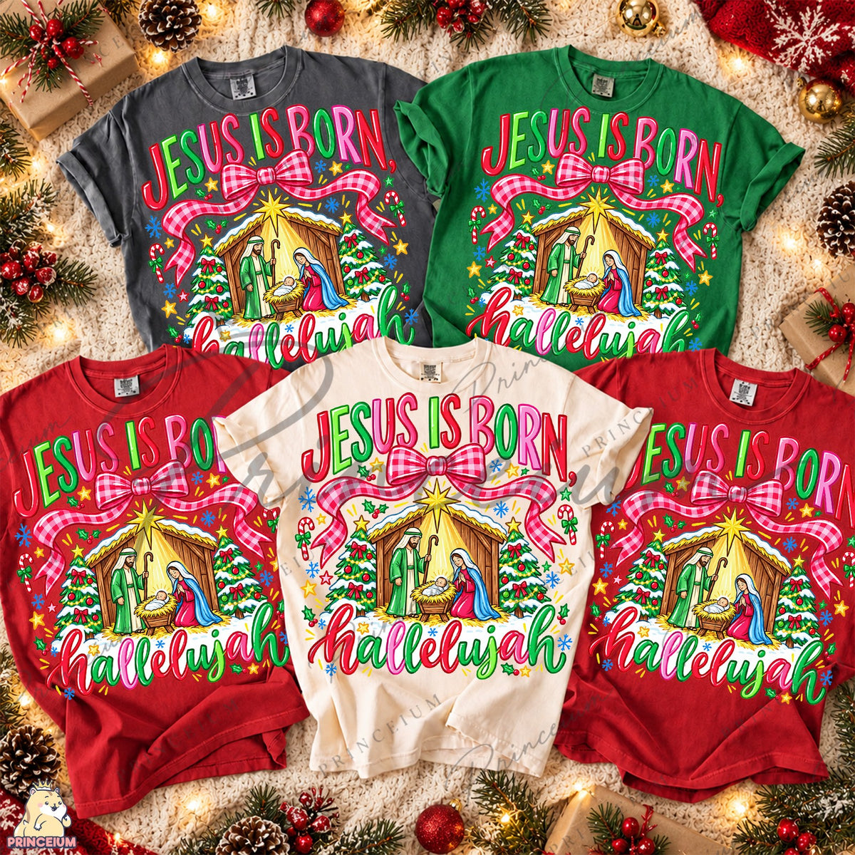 Jesus Is Born Hallelujah Nativity