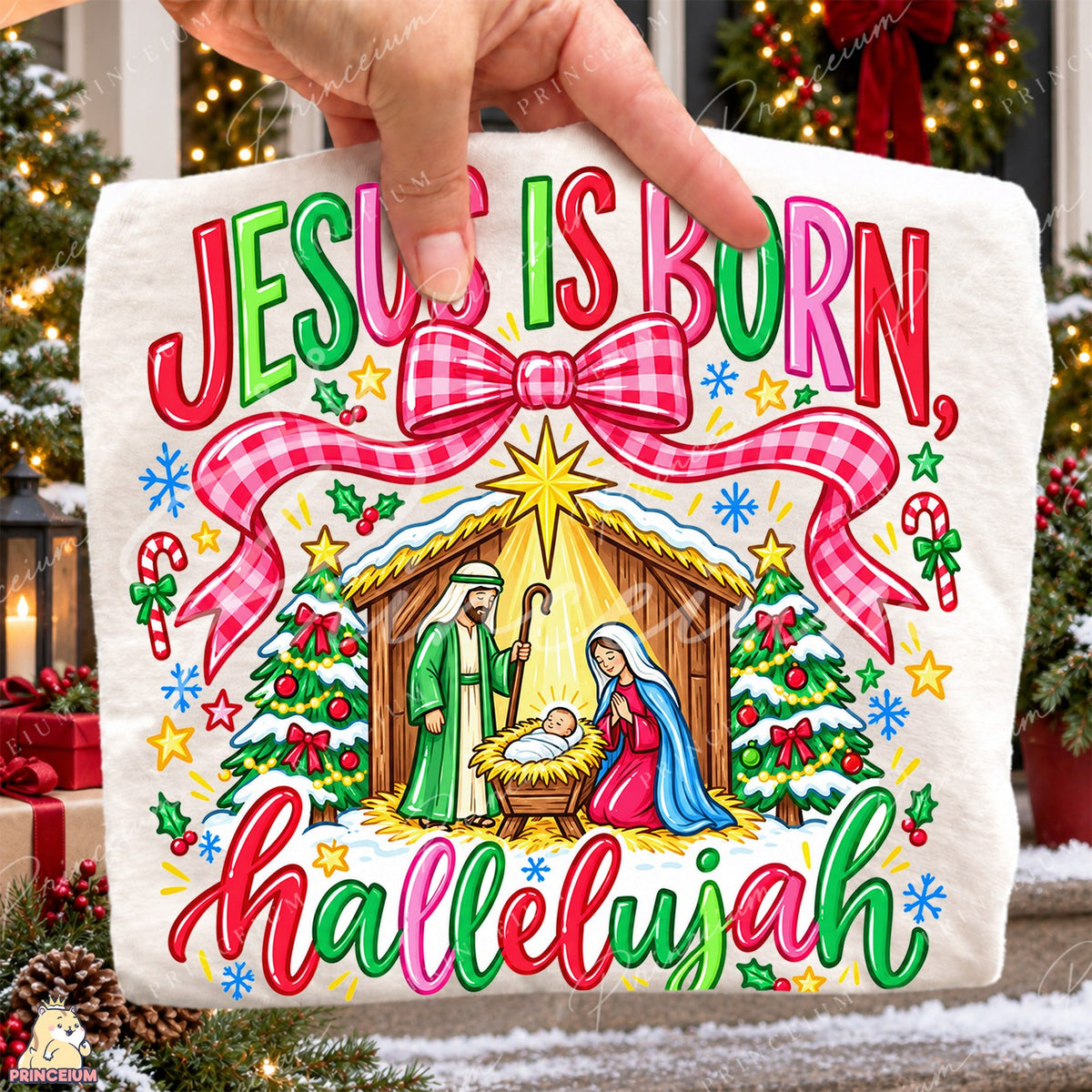 Jesus Is Born Hallelujah Nativity